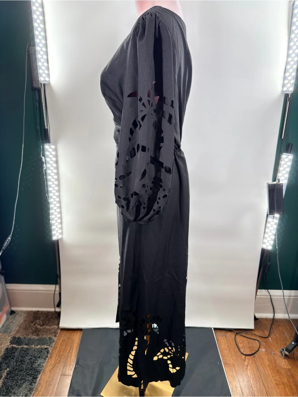 EUC SHEIN Laser Engraved Dress